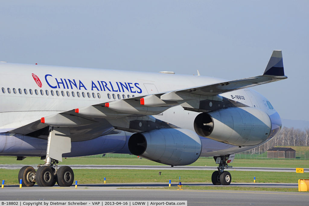 B-18802, 2001 Airbus A340-313X C/N 406, China Airlines Airbus 340-300