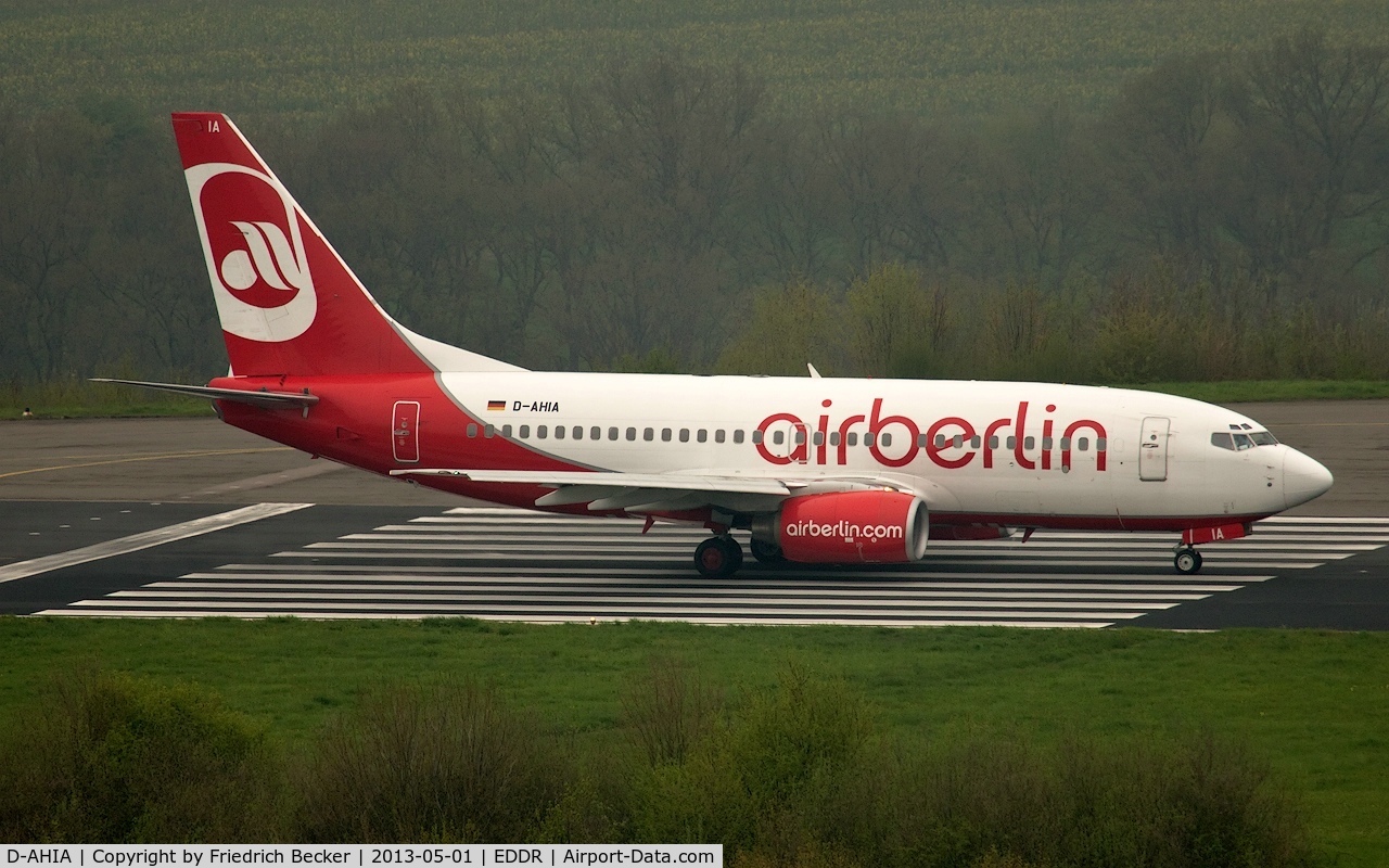 D-AHIA, 1999 Boeing 737-73S C/N 29082, line up for departure to Palma