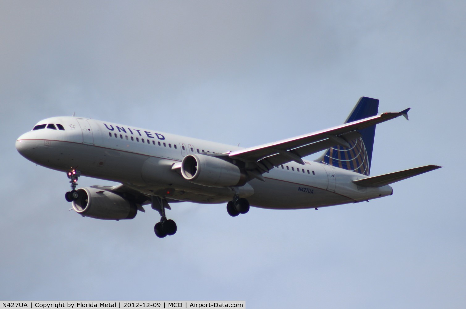 N427UA, 1995 Airbus A320-232 C/N 512, United A320