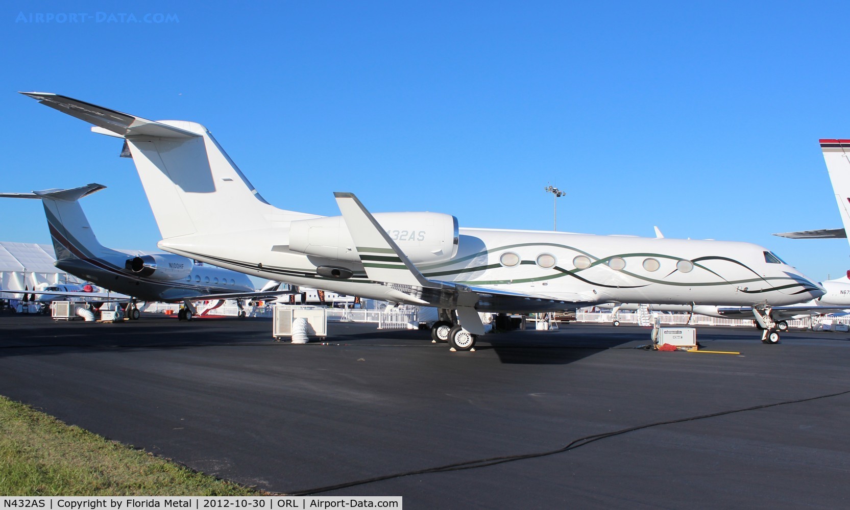 N432AS, 2008 Gulfstream Aerospace GIV-X (G450) C/N 4142, Gulfstream G450 at NBAA