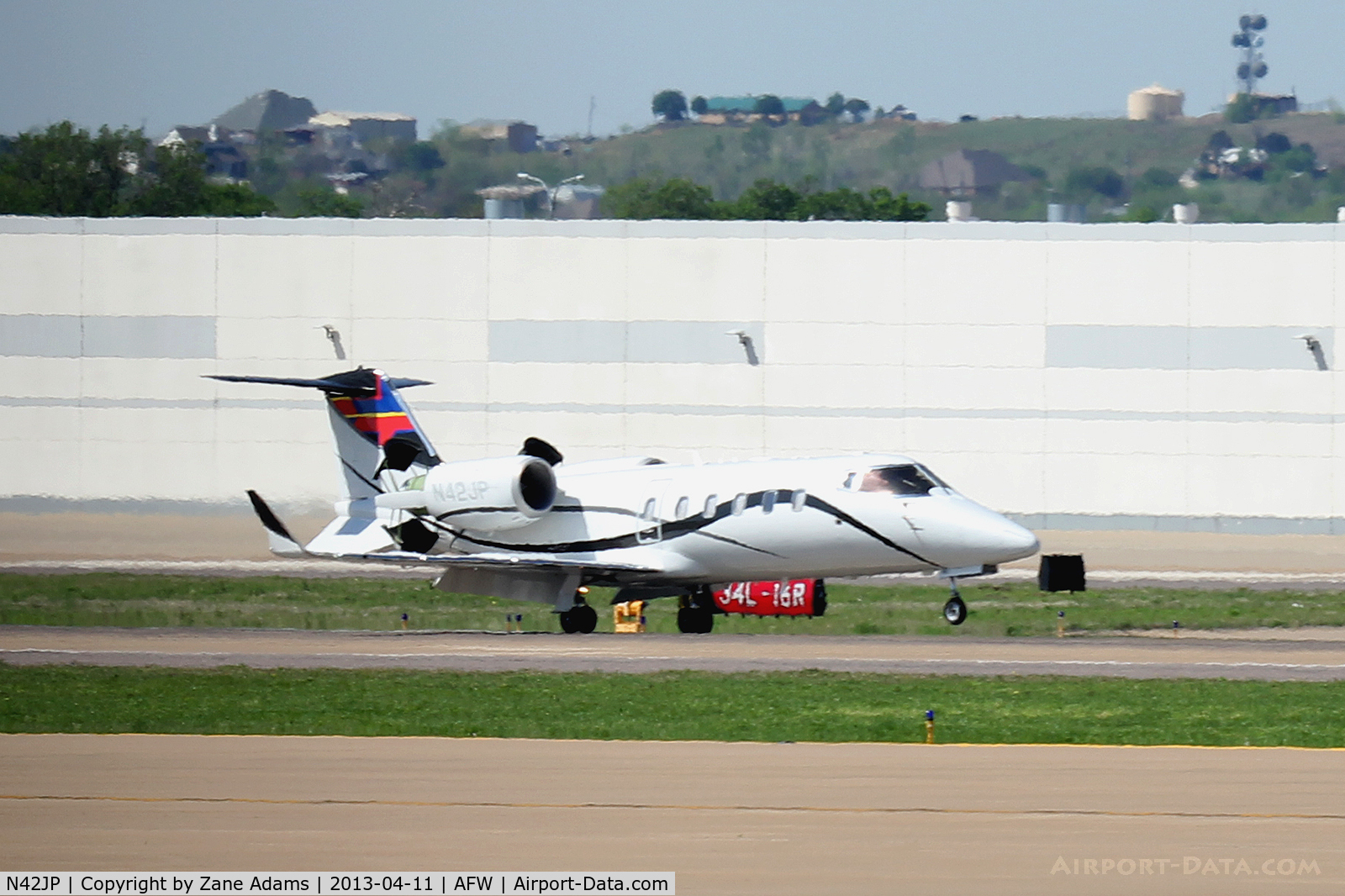 N42JP, Learjet Inc 60 C/N 368, NASCAR traffic at Alliance Airport - Fort Worth, TX