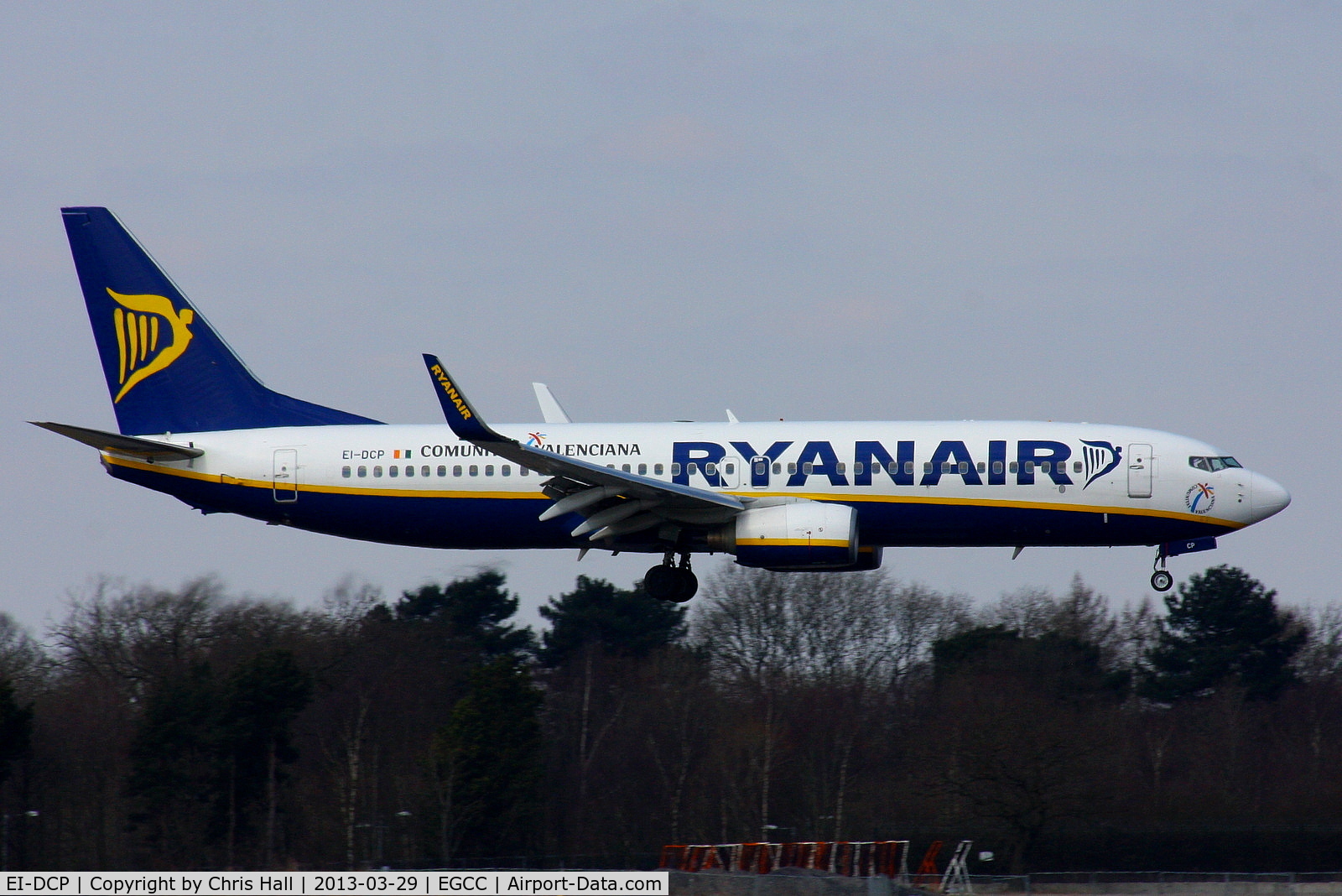 EI-DCP, 2004 Boeing 737-8AS C/N 33810, Ryanair