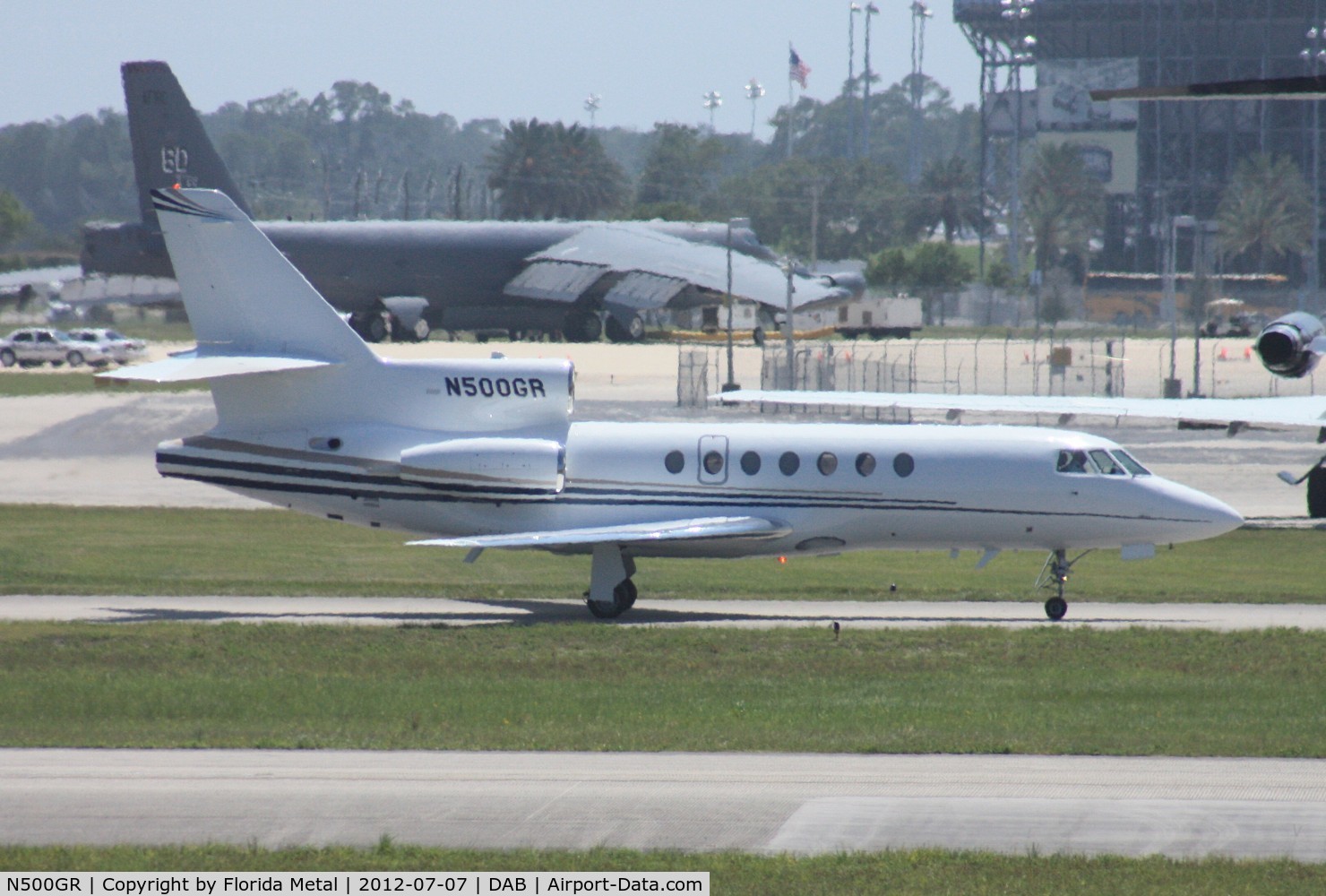 N500GR, 2002 Dassault Mystere Falcon 50 C/N 323, NASCAR Falcon 50