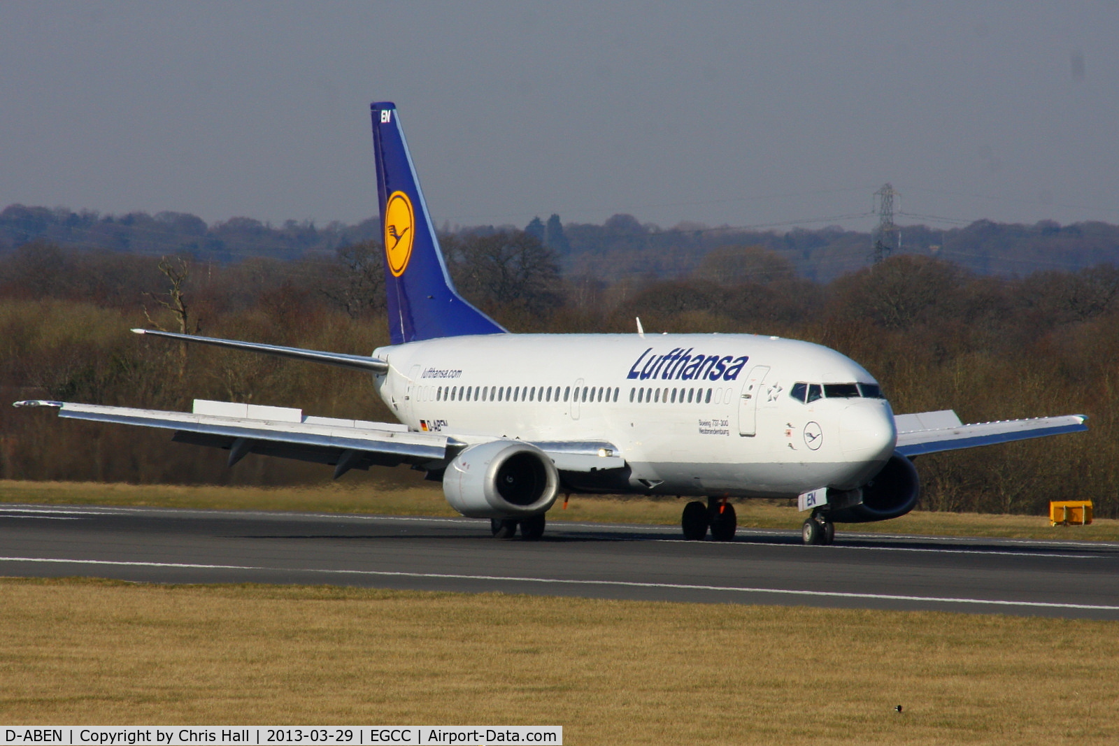 D-ABEN, 1991 Boeing 737-330 C/N 26428, Lufthansa