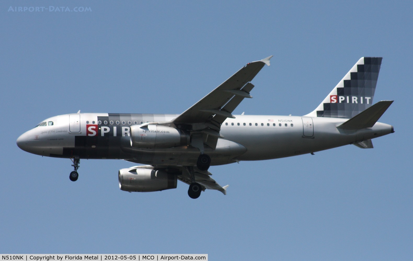 N510NK, 2005 Airbus A319-132 C/N 2622, Spirit A319