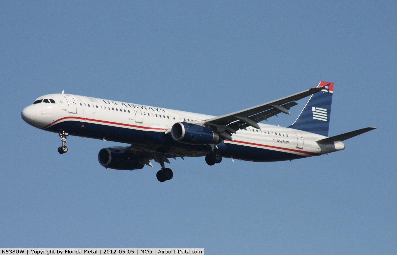 N538UW, 2009 Airbus A321-231 C/N 4050, US Airways A321