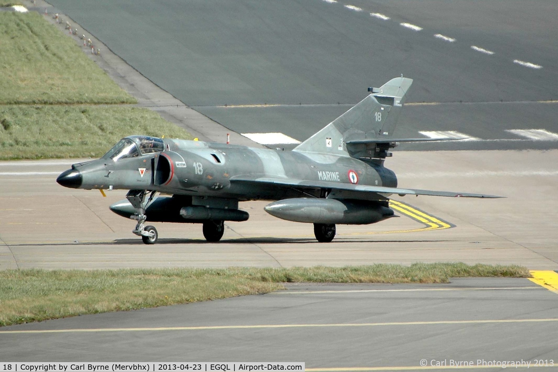 18, Dassault Super Etendard C/N 18, Operating as part of the Joint Warrior exercise.
