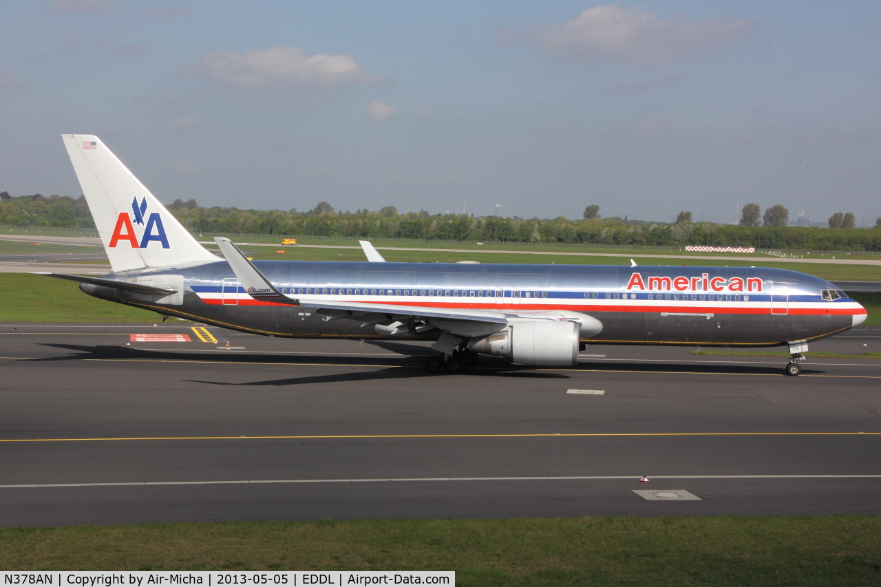 N378AN, 1992 Boeing 767-323/ER C/N 25447, American Airlines, Boeing 767-323ER, CN: 25447/0469