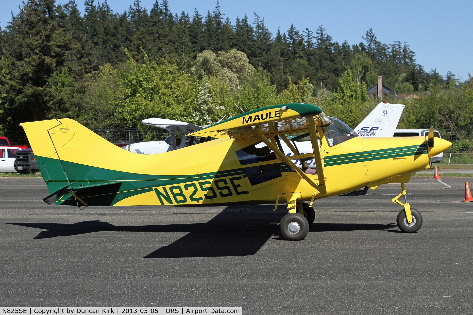 N825SE, Maule MXT-7-180A Star Rocket C/N 21083C, Eastern Washington visitor to East Sound