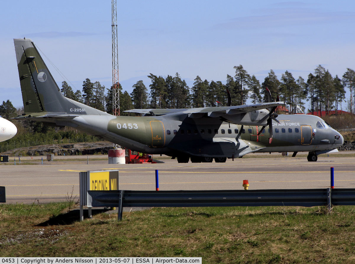 0453, 2010 CASA C-295M C/N S-069, Parked at ramp M.