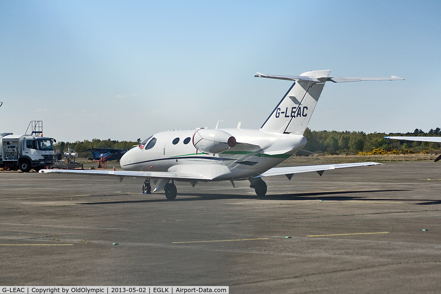 G-LEAC, 2008 Cessna 510 Citation Mustang Citation Mustang C/N 510-0075, Parked
