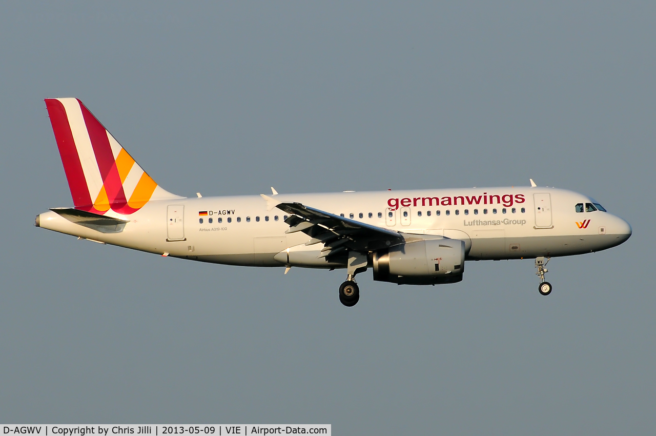 D-AGWV, 2013 Airbus A319-132 C/N 5467, Germanwings
