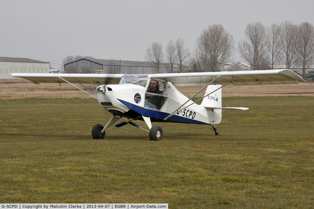 G-SCPD, 2004 Reality Escapade 912(1) C/N BMAA/HB/319, Reality Escapade 912(1) at The Real Aeroplane Club's Spring Fly-In, Breighton Airfield, April 2013.