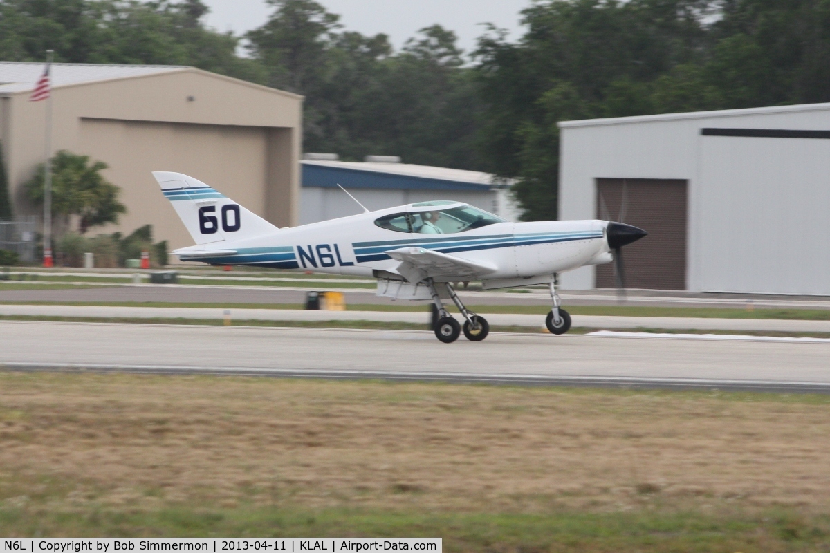 N6L, Swearingen SX300 C/N 19, Arriving at Sun N Fun 2013 - Lakeland, FL