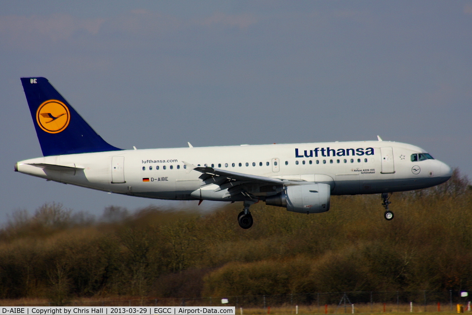 D-AIBE, 2010 Airbus A319-112 C/N 4511, Lufthansa