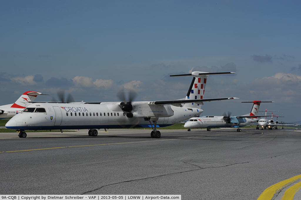 9A-CQB, 2008 De Havilland Canada DHC-8-402Q Dash 8 C/N 4211, Croatia Airlines dash 8-400