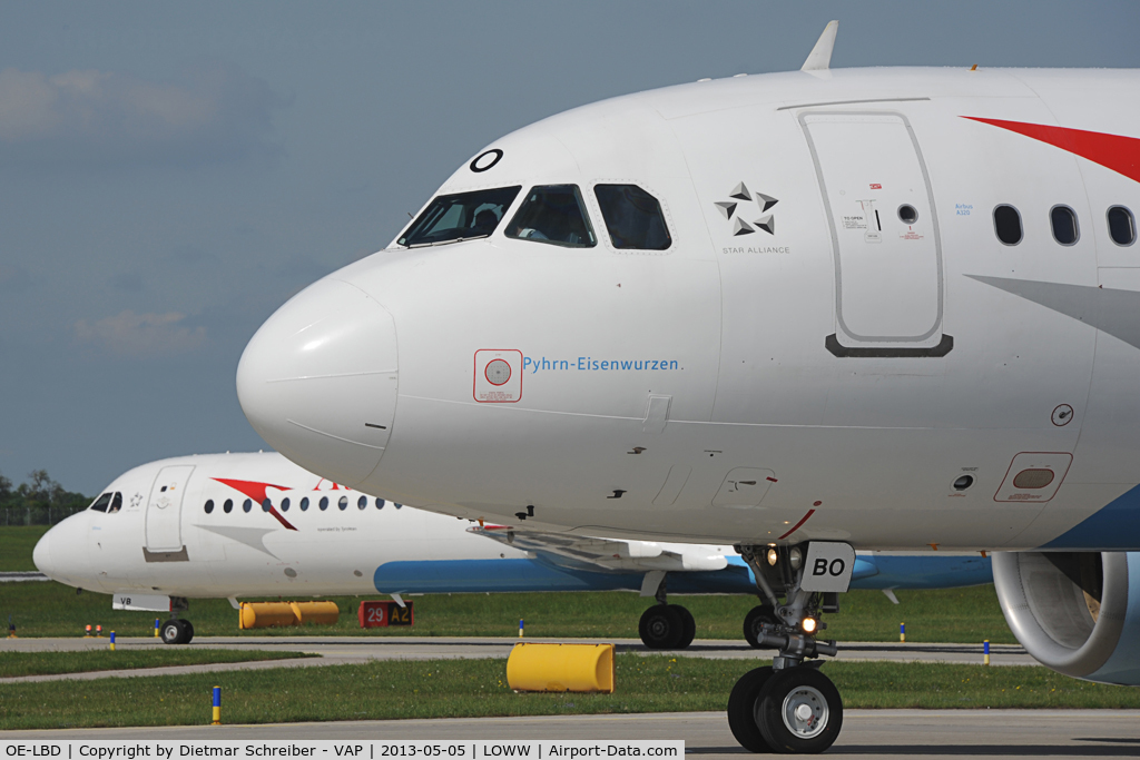 OE-LBD, 1998 Airbus A321-211 C/N 920, Austrian Airlines Airbus A321 with Tyrolean Airways sticker