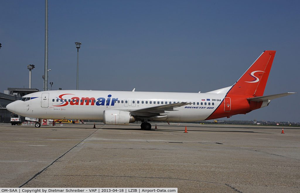 OM-SAA, 1992 Boeing 737-476 C/N 24439, Samair Boeing 737-400