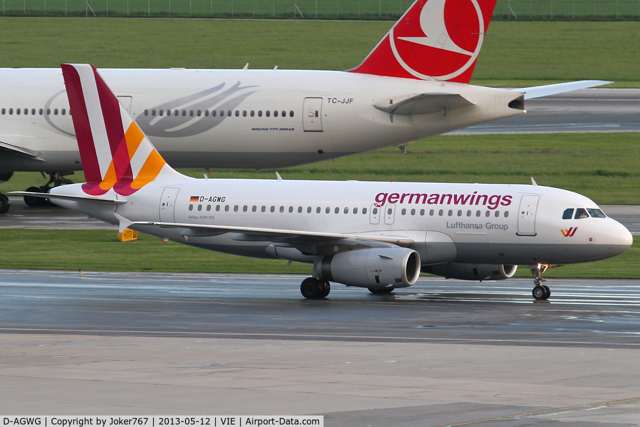 D-AGWG, 2007 Airbus A319-132 C/N 3193, Germanwings