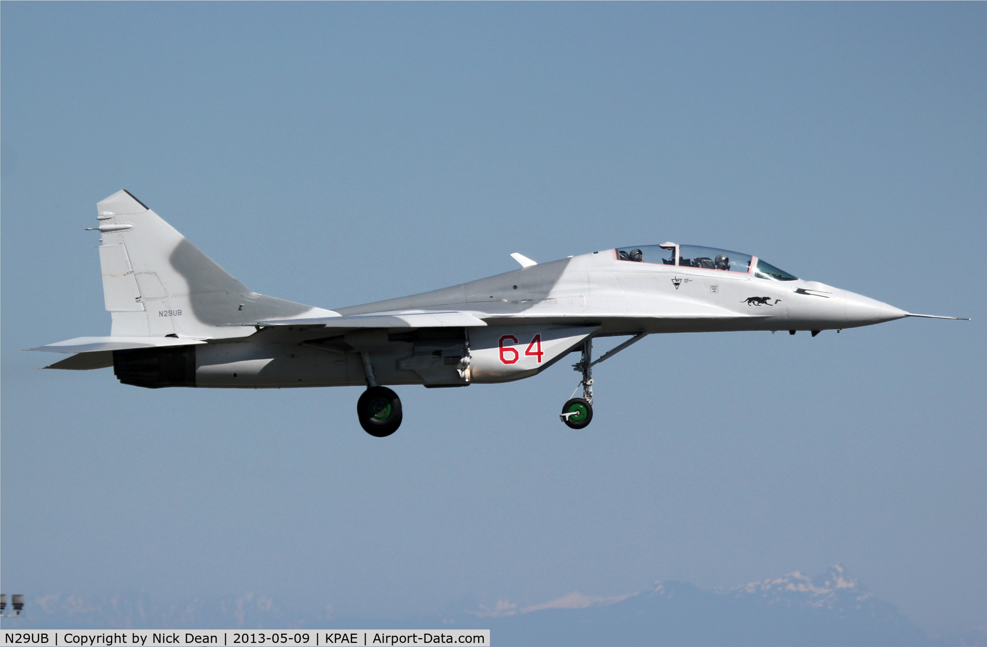 N29UB, 1989 Mikoyan-Gurevich MiG-29UB C/N 50903014896, KPAE/PAE