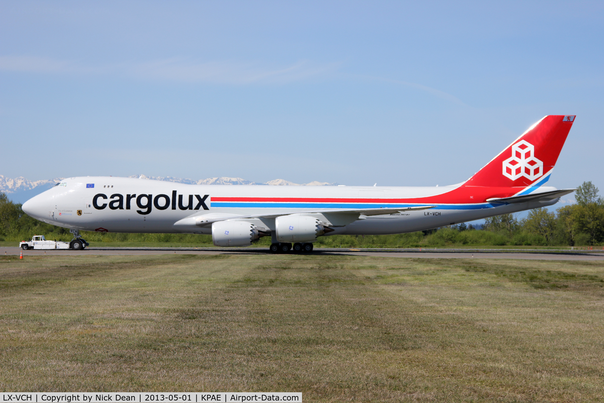 LX-VCH, 2013 Boeing 747-8R7F C/N 35821, KPAE/PAE