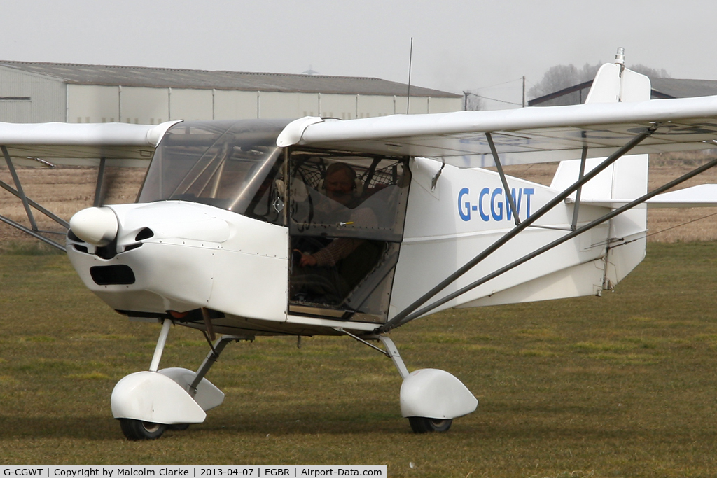 G-CGWT, 2008 Best Off SkyRanger Swift 912(1) C/N BMAA/HB/567, Skyranger Swift 912(1) at The Real Aeroplane Club's Spring Fly-In, Breighton Airfield, April 2013.