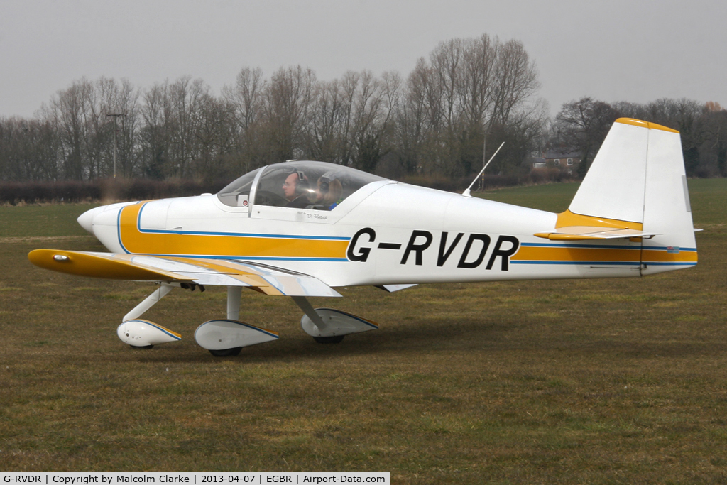 G-RVDR, 2001 Vans RV-6A C/N PFA 181A-13098, Vans RV-6A at The Real Aeroplane Club's Spring Fly-In, Breighton Airfield, April 2013.