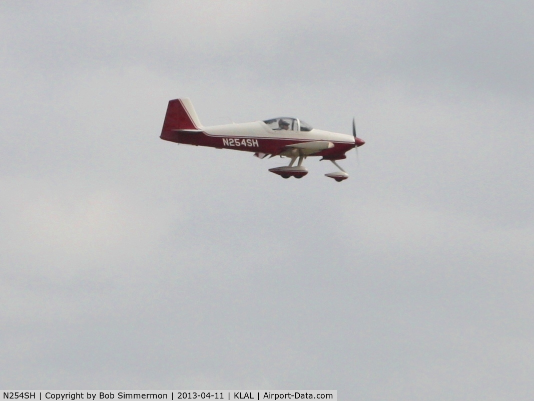 N254SH, 1997 Vans RV-6A C/N 24259, Arriving at Sun N Fun 2013 - Lakeland, FL