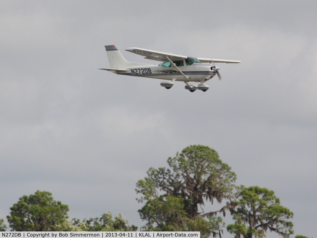 N272DB, 1973 Cessna 172M C/N 17261821, Arriving at Sun N Fun 2013 - Lakeland, FL