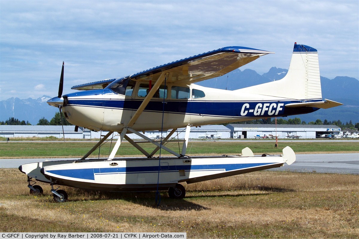 C-GFCF, 1977 Cessna A185F Skywagon 185 C/N 18503471, Cessna A.185F Skywagon 185 [185-03471] Pitt Meadows~C 21/07/2008