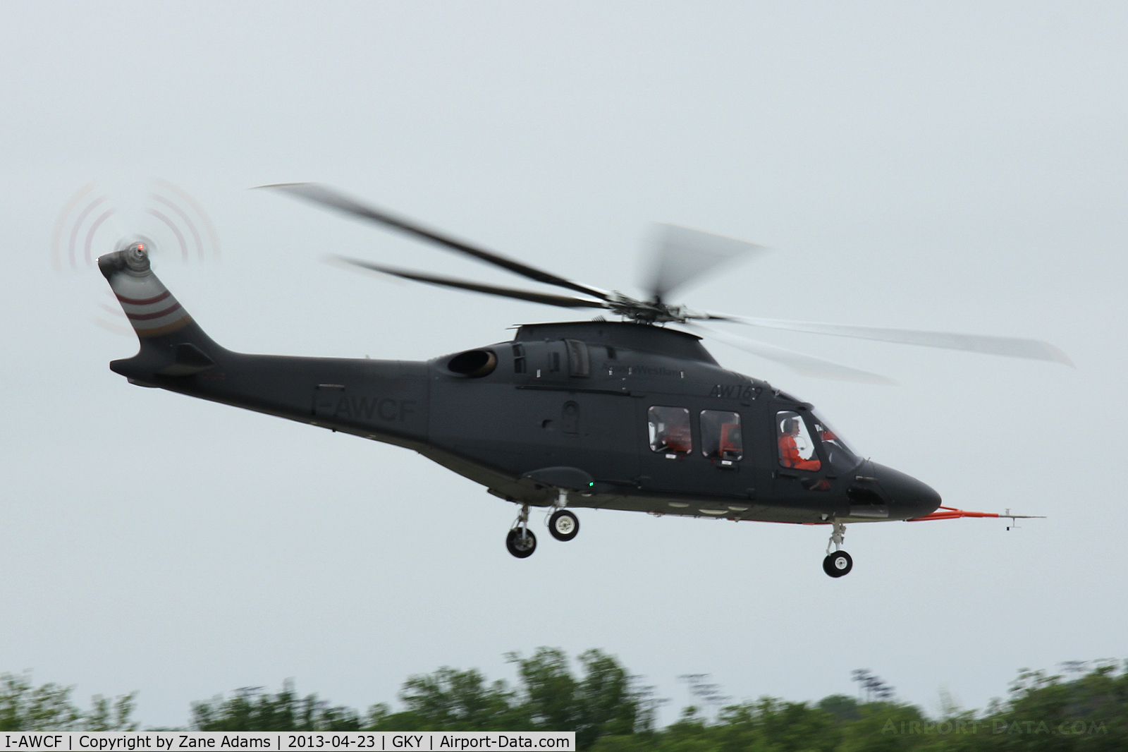 I-AWCF, 2012 AgustaWestland AW169 C/N 69003, Agusta AW169 test flight at Arlington Municipal Airport