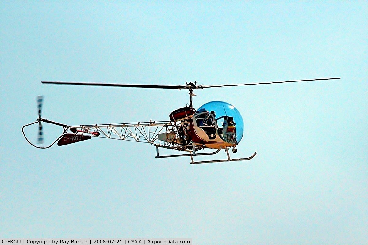 C-FKGU, 1956 Bell 47G-2 C/N 2183, Bell 47G-2 [2183] (Chinook Helicopters) Abbotsford~C 21/07/2008