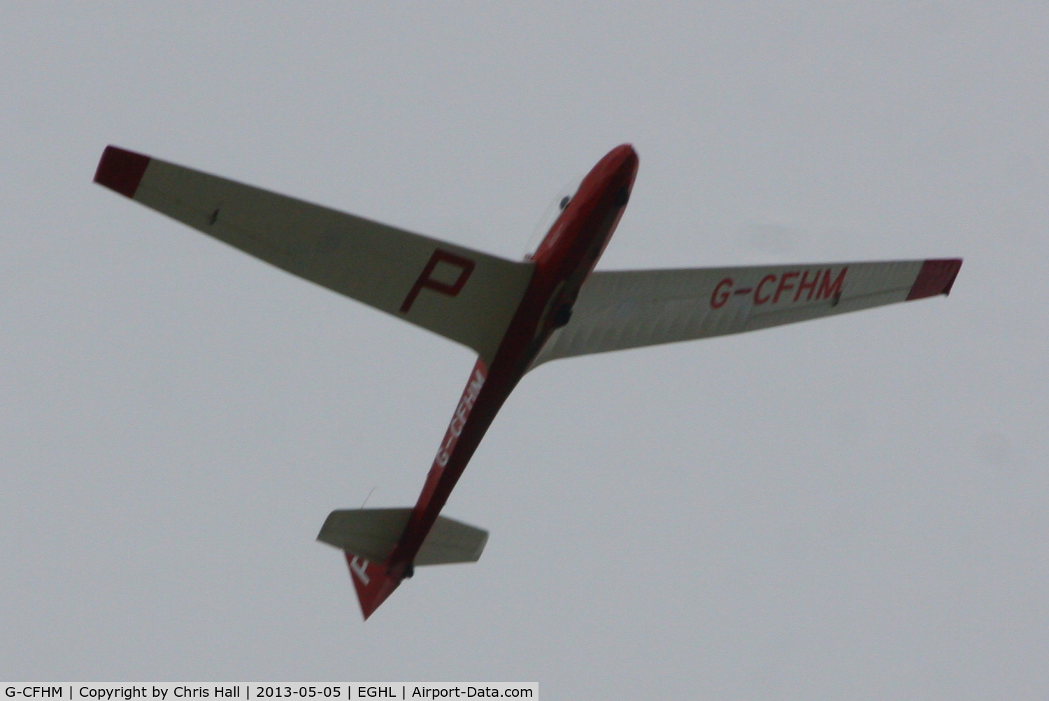 G-CFHM, Schleicher ASK-13 C/N 13662, at Lasham airfield