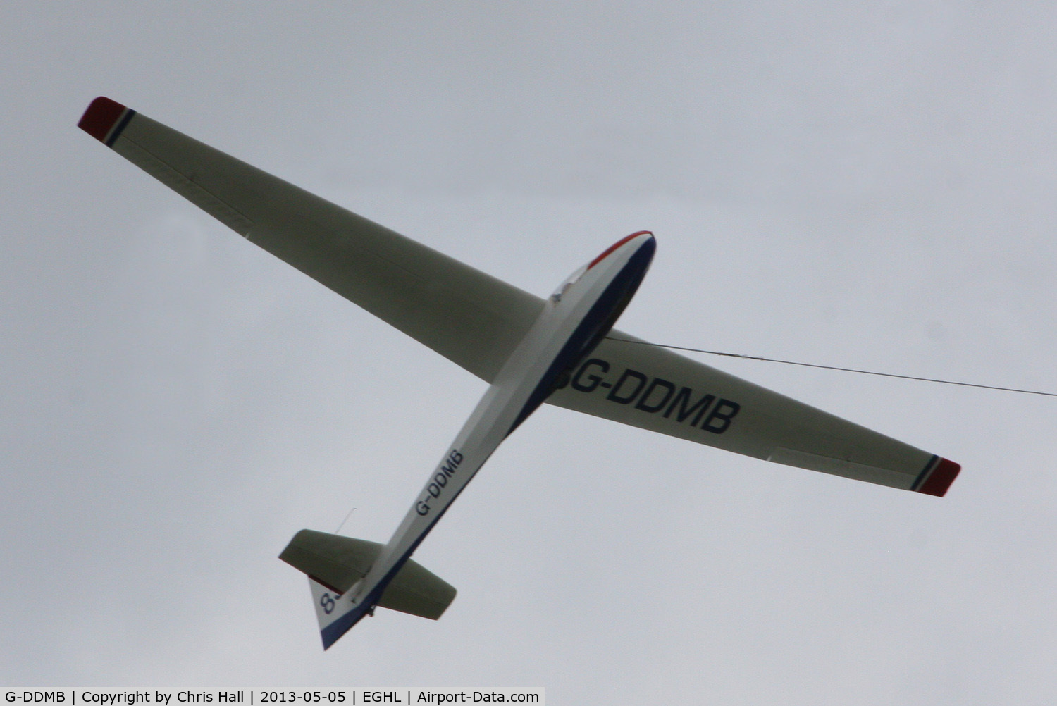 G-DDMB, 1963 Schleicher K-8B C/N 8209, at Lasham airfield