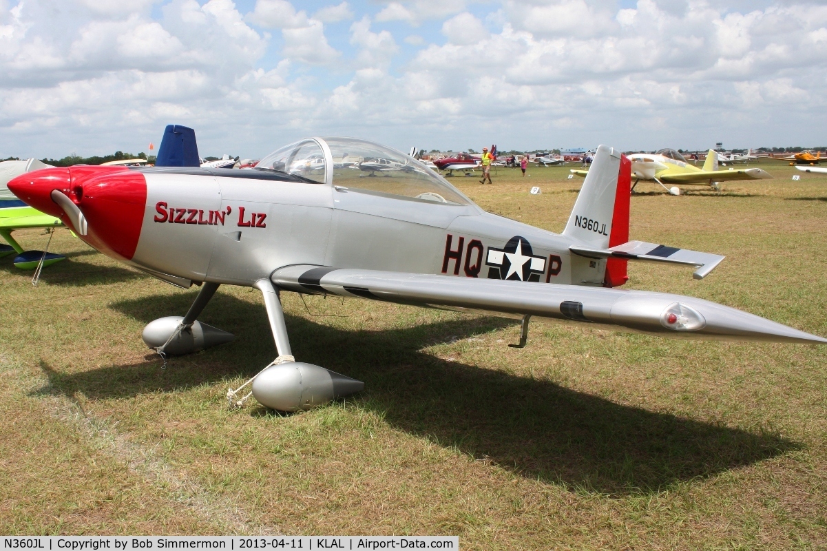 N360JL, 2002 Vans RV-8 C/N 81462, Sun N Fun 2013 - Lakeland, FL