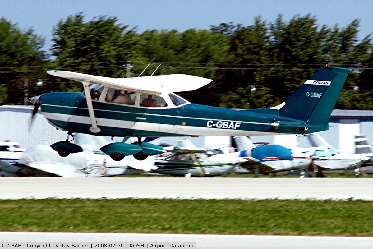 C-GBAF, 1969 Cessna 172K Skyhawk C/N 17257297, Cessna 172K Skyhawk [172-57297] Oshkosh-Wittman Regional~N 30/07/2008