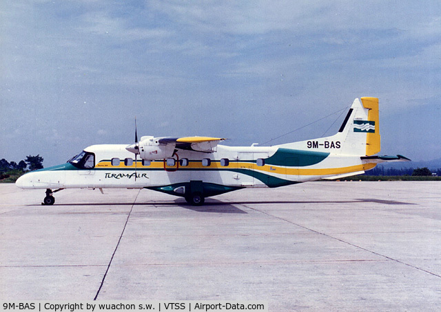 9M-BAS, 1990 Dornier 228-202 C/N 8171, charter flt.