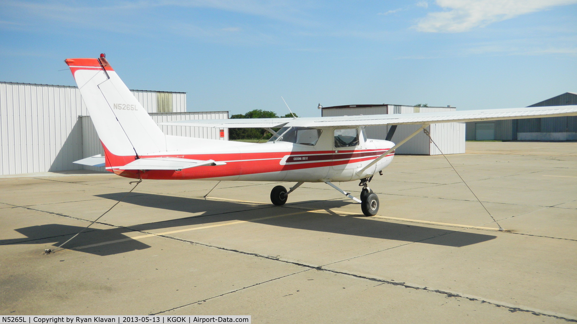 N5265L, 1980 Cessna 152 C/N 15284283, Guthrie-Edmond Regional Airport