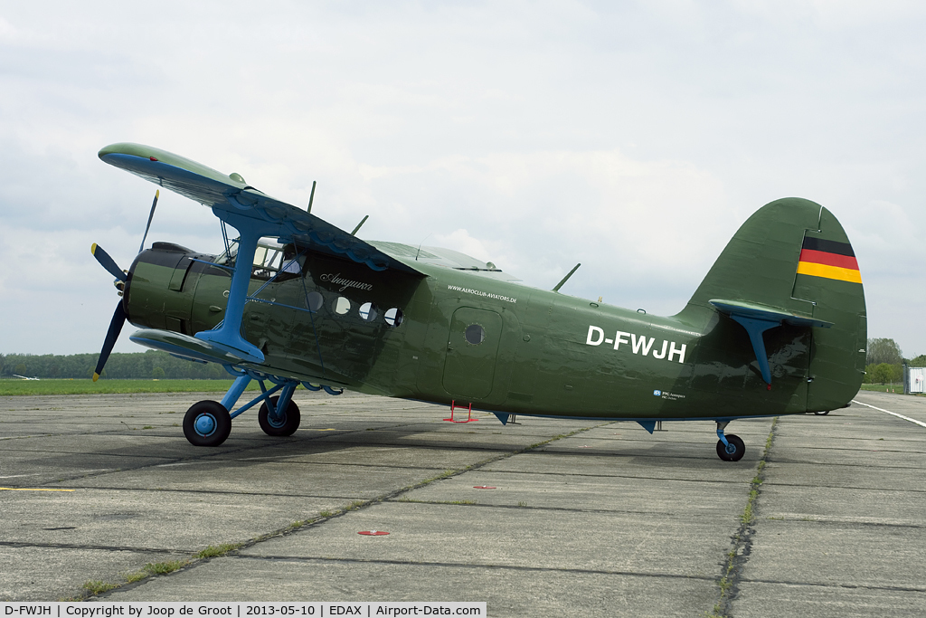 D-FWJH, Antonov An-2TD C/N 1G142-33, seen at Rechlin Lärz