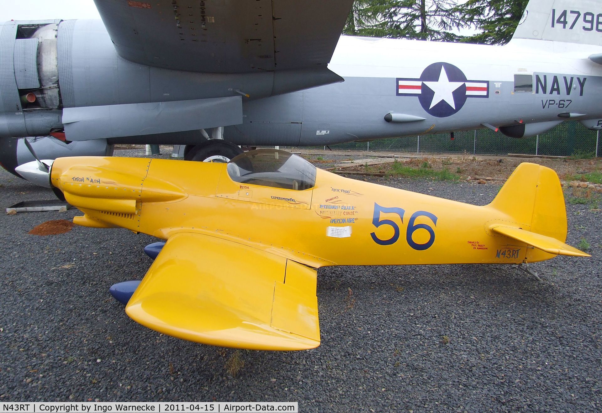 N43RT, Taylor JT-2 Titch C/N 563024236, Taylor (Bailey/Todd) Titch at the Chico Air Museum, Chico CA