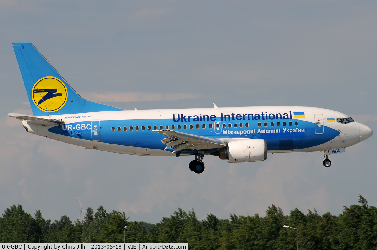 UR-GBC, 1997 Boeing 737-5L9 C/N 28722, Ukraine International