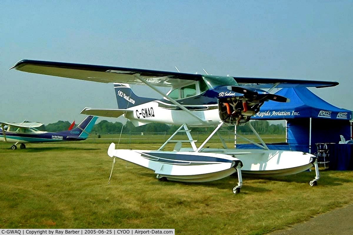 C-GWAQ, 1973 Cessna 182P Skylane C/N 18261984, Cessna 182P Skylane [182-61984] Oshawa~C 25/06/2005. Marketed as a Sealane.