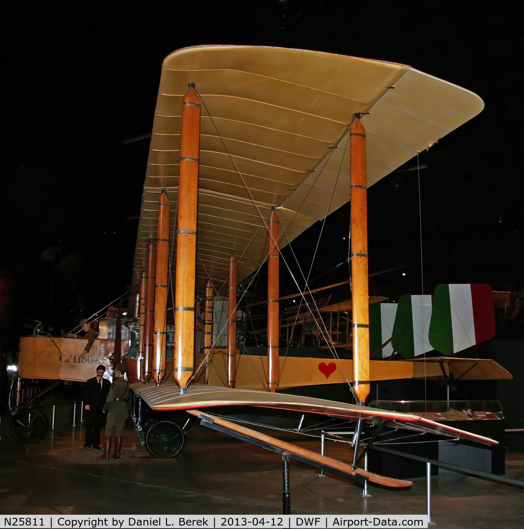 N25811, Caproni Ca.36M C/N 3808, This World War I Italian bomber is on display at the National Museum of the US Air Force, Dayton, OH.