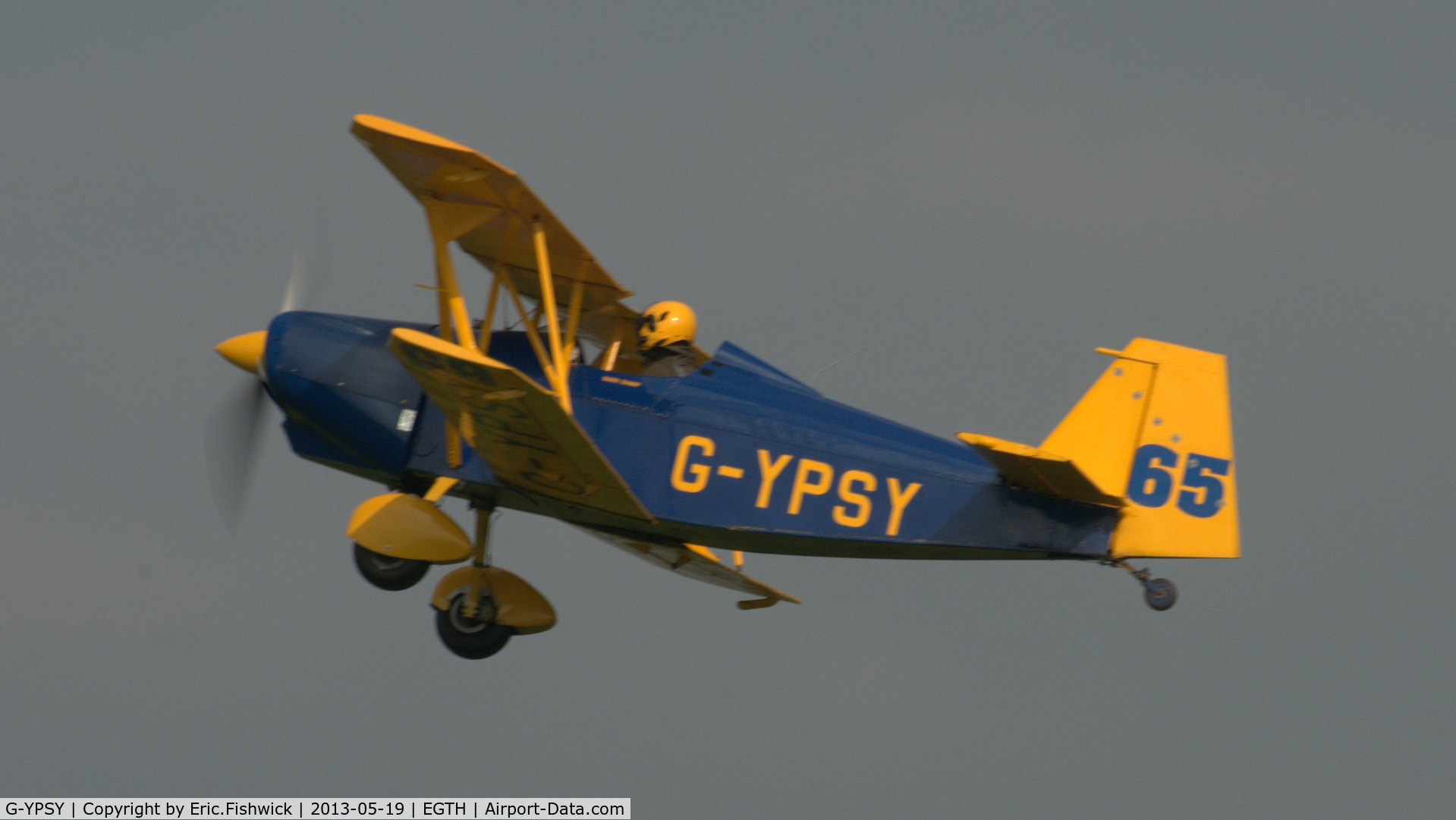 G-YPSY, 1988 Andreasson BA-4B C/N PFA 038-10352, 41. G-YPSY at Shuttleworth Flying Day and LAA Party in the Park, May 2013.
