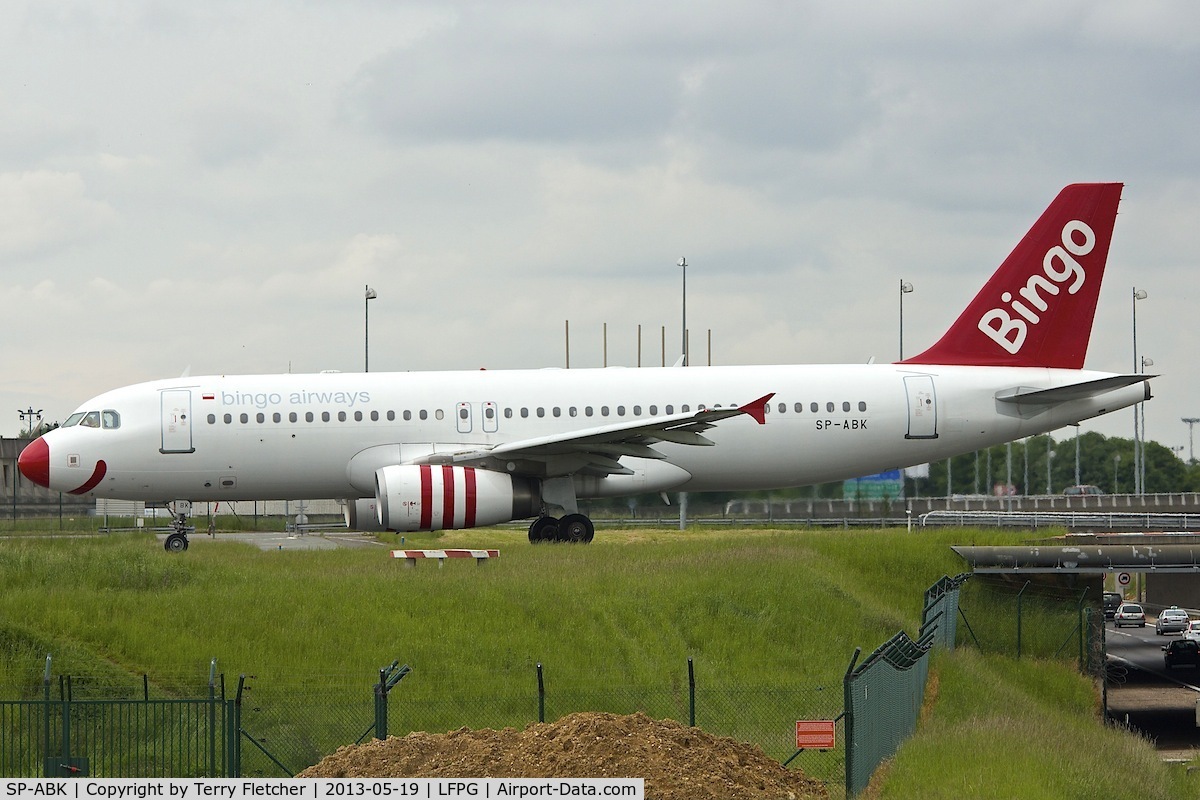 SP-ABK, 2003 Airbus A320-233 C/N 2118, 2003 Airbus A320-233, c/n: 2118 of Bingo Airways at Paris CDG  (ex N488TA and TC-IZA)
