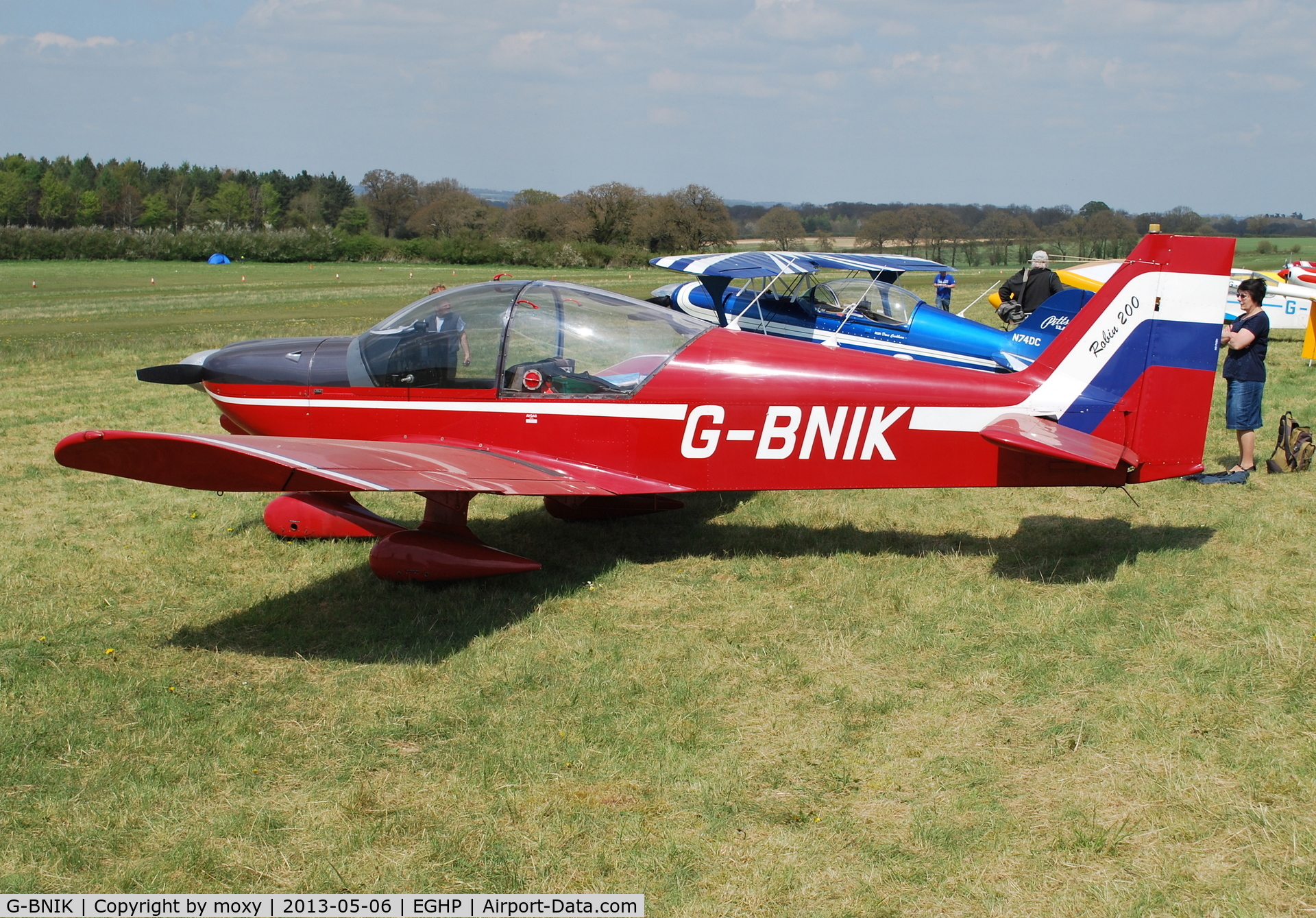 G-BNIK, 1974 Robin HR-200-120B C/N 43, Robin HR-200/120 (Modified) Ex LX-AIK