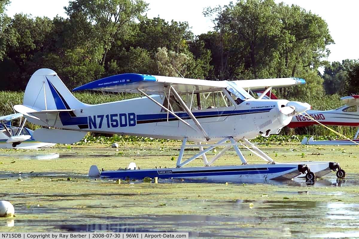 N715DB, 2000 Aviat A-1B Husky C/N 2051, Aviat A-1B Husky [2051] Oshkosh-Lake Winnebago Seaplane Base~N 30/07/2008