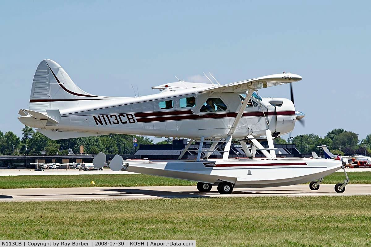 N113CB, 1961 De Havilland Canada DHC-2 C/N 1491, De Havilland Canada DHC-2 Beaver AL1 [1491] Oshkosh-Wittman Regional~N 30/07/2008