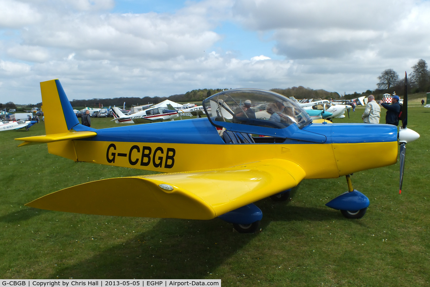 G-CBGB, 2001 Zenair CH-601UL Zodiac C/N PFA 162A-13819, at the LAA Microlight Trade Fair, Popham