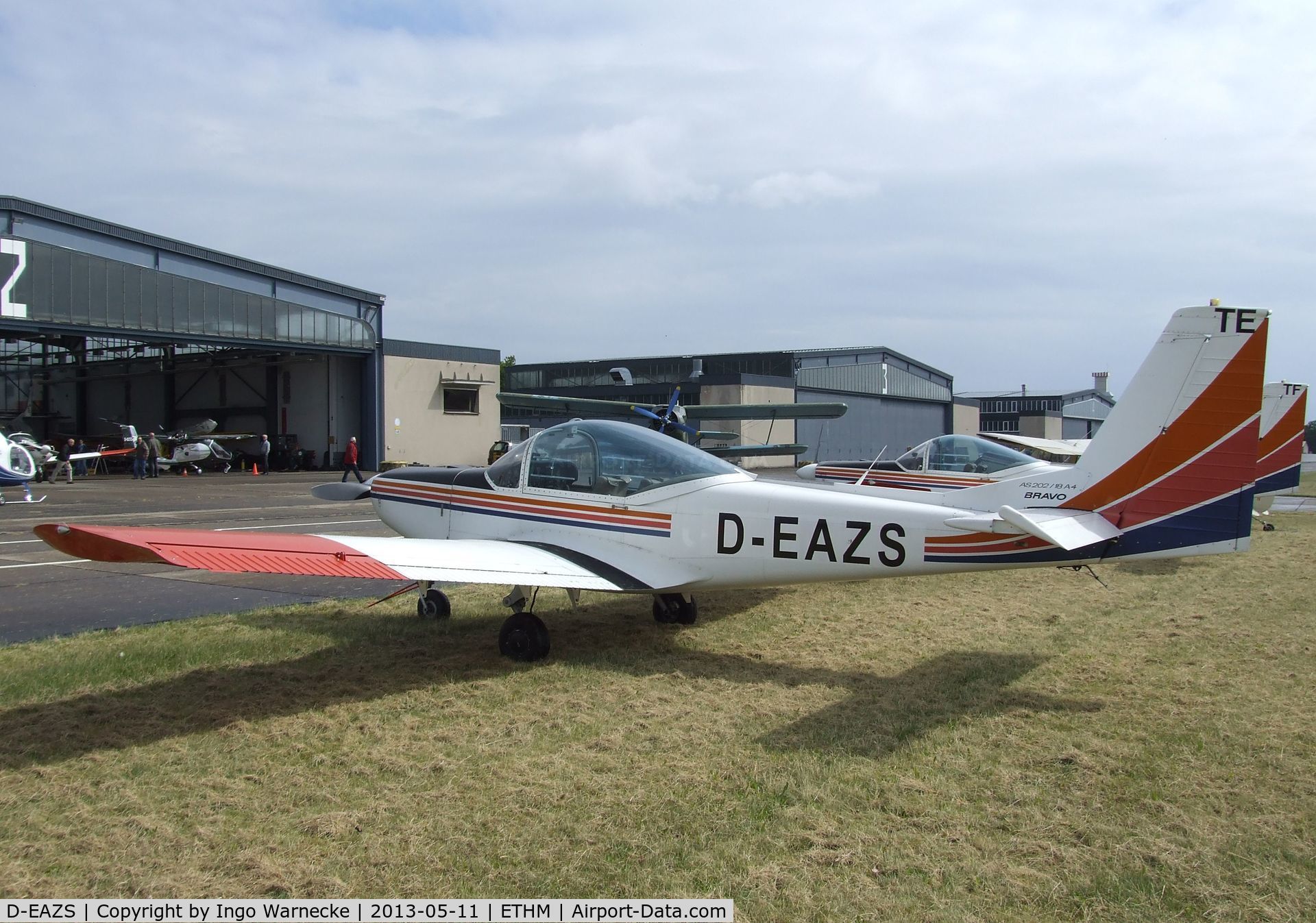 D-EAZS, 1987 FFA AS-202/18A-4 Bravo C/N 224, FFA AS.202/18 A4 Bravo during an open day at the Fliegendes Museum Mendig (Flying Museum) at former German Army Aviation base, now civilian Mendig airfield